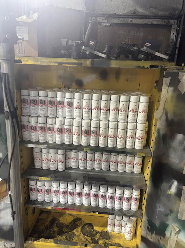 Picture of Organized Surplus Spray Paint